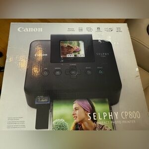 Canon Selphy CP800 Photo Printer in Black NIB